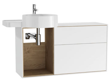 VOYAGE FOR COUNTERTOP WASHBASIN - Wall-mounted wooden vanity unit with drawers by VitrA Bathrooms - view 2